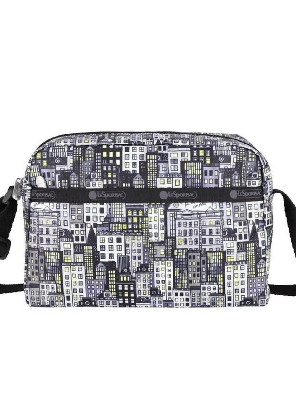 Lesportsac Daniella NYC street style city crossbody purse bag Cityscape
